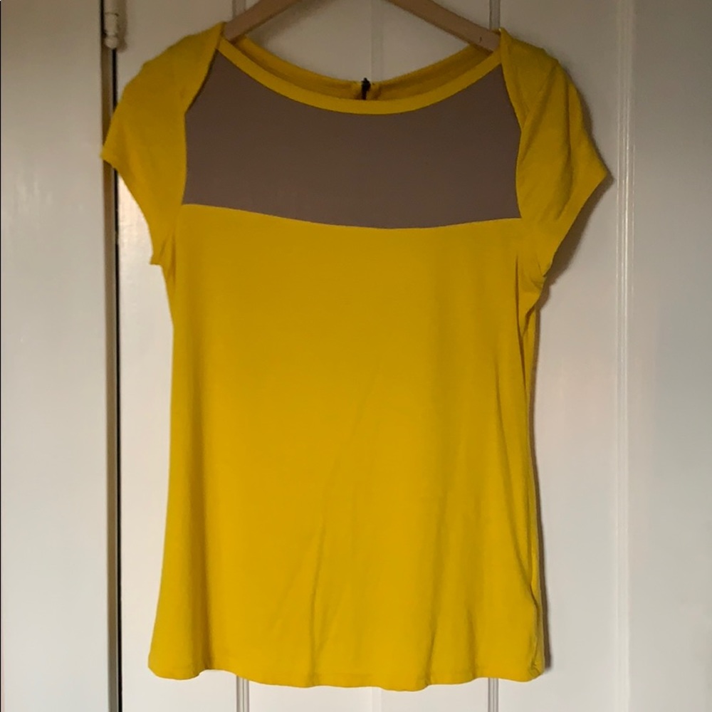 Yellow dress tee